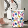 thumbnail image 6 of Uemuo Rose Flowers Pattern Circular Laundry Hamper Basket with handles,Collapsible laundry basket,Large capacity laundry hamper,Laundry Organizer-Small, 6 of 8