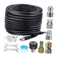 thumbnail image 1 of Kit de chorro de alcantarillado para lavadora a presión, boquilla de chorro de alcantarillado versátil profesional de esquina NPT de 1/4 pulgadas,, 1 of 8