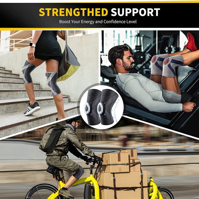 Cambivo Knee Brace XL, Compression Support with Gel Pad photo 3