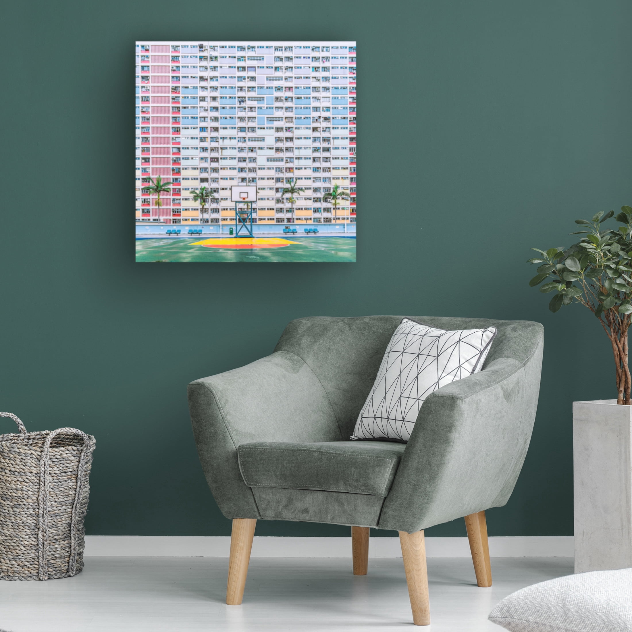 Trademark Fine Art HAN XIAOBEI qRainbowq Estate Canvas Wall Art