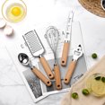 thumbnail image 3 of Kitchen Utensils Set Heat Resistant Silicone Cooking Utensils Wooden Handles Non-Stick Silicone Cooking, Melon Planer, 3 of 4