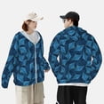 thumbnail image 4 of Balery Stingray Sudadera ligera de manga larga con capucha y protección solar UPF 50+ para hombre y mujer, ideal para pesca y running-Small, 4 of 7