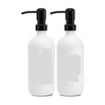 thumbnail image 1 of Dispensador De Jabón 2 Kit Vidrio Baño Accesorios BEIGUE BLANCO, 1 of 3