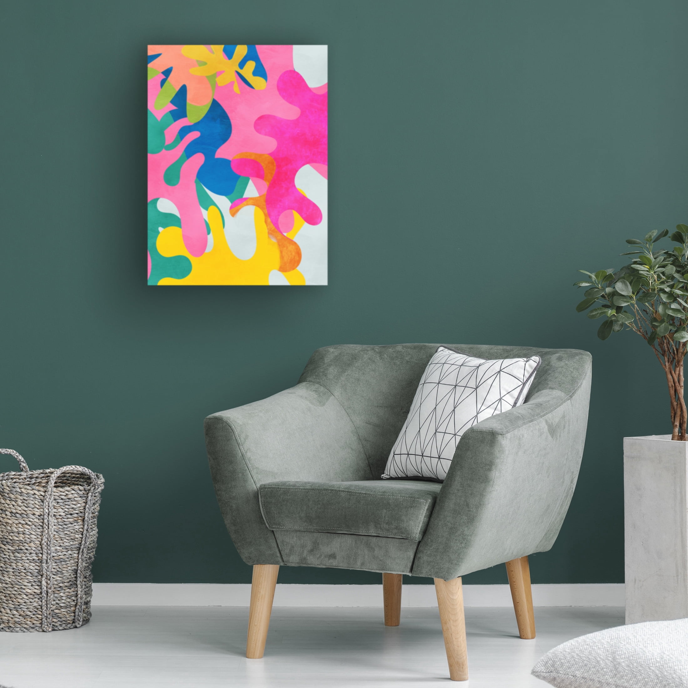 Trademark Fine Art Ana Rut Bre Matisse inspired cut out Canvas Wall Art