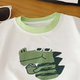 thumbnail image 4 of Toddler Boy Summer Outfit Clothes Short Sleeve Cartoon Printed Shirt Shorts Set 6-12 Months 12-24 Months 2t 3t 4t 5t 6t 7t 8t 9t Children 6-7 Years, 4 of 4