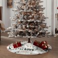 thumbnail image 4 of Sikiie Funny Animals Series Nativity Christmas Tree Skirt, Jesus Christian Winter Holiday Tree Mat Decoration(30-48IN), 4 of 6