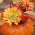 thumbnail image 2 of 4uds. Centros de mesa de espuma de calabaza artificial de cosecha de otoño de Halloween (B), 2 of 3