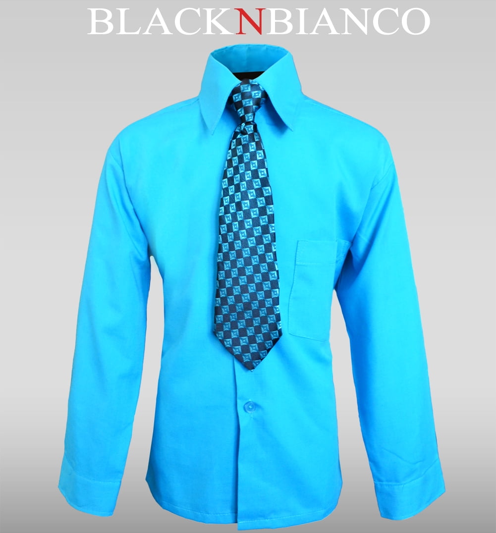 Boys Long Sleeve Button Down Dress Shirt