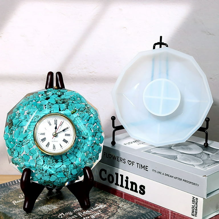Gear Clock Mold Clock Resin Mold Wall Clock Mold Resin Casting Mold Resin  Making Molds Silicone Mold for Candle Home Decorate Mold Candle Making Mold