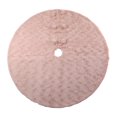 thumbnail image 1 of Holiday Time 48 inches Pink Faux Fur Tree Skirt, 1 of 3