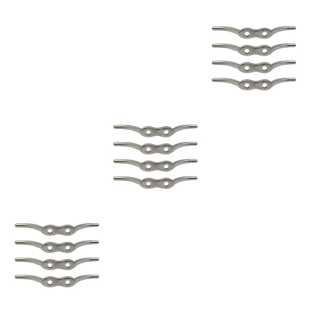 Speravity Abrazadera de cuerda de amarre para barcos, ganchos de asta de bandera de acero inoxidable 316, herrajes de lona extraíbles, cuerda de Type2 NO2