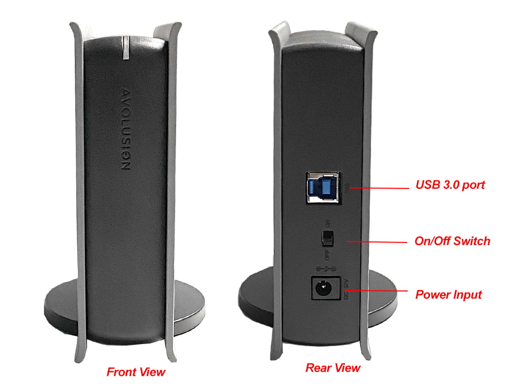 Avolusion PRO-5X Series 8TB USB 3.0 External Gaming Hard Drive