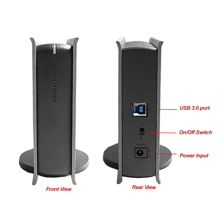 Avolusion PRO-5X Series 12TB USB 3.0 External Gaming Hard Drive for XBOX  One Original, S & X (Grey) - 2 Year Warranty