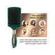 thumbnail image 2 of Herramientas De Peluquería Peine Redondo 4 unidades  Malubero Verde con negro, 2 of 4