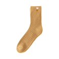 thumbnail image 2 of Willtoo Thick Knit Warm Socks for Winter, Womens Solid Mid Calf Socks, Soft Breathable Cozy Boot Socks Gifts for Women, 2 of 3