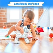KIVDIT Robot Dog for Kids,Programmable Remote Control Robot Dog,Singing Dancing RC Robot Toys with Interactive Touch,LED Eyes,Volume Control