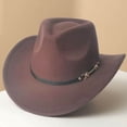 thumbnail image 3 of Classic Western Cowboy Hat for Everyday Daily Wear and Outdoor Leisure Wide-Brim Design for Country Style Sun, 3 of 4