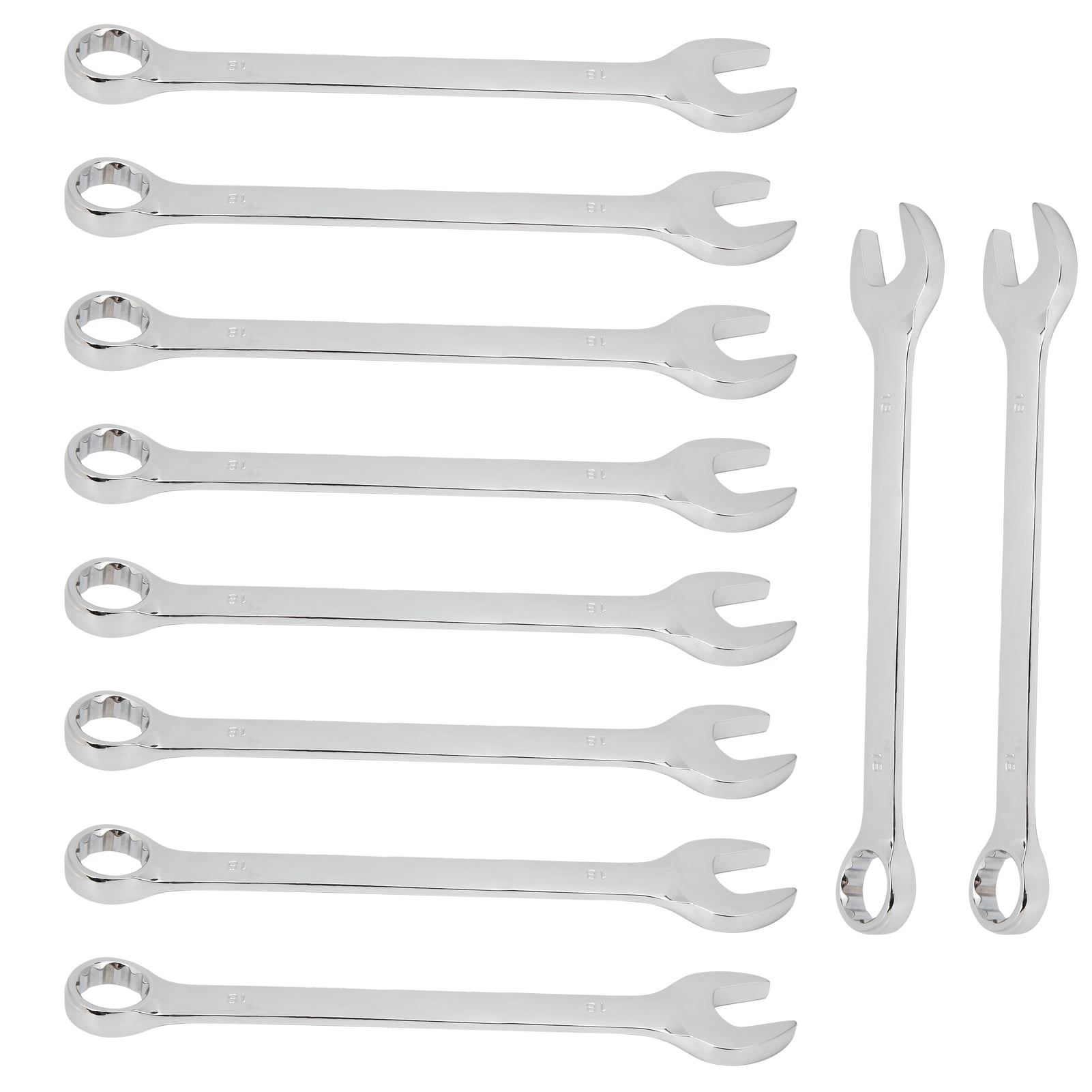 Ladieshow 10PCS 18mm Opening Wrench Chrome?Vanadium Steel Double Head Spanner Hand Ratchet Wrench Ladieshow 10PCS 18mm Opening Wrench Chrome?Vanadium Steel Double Head Spanner Hand Ratchet Wrench