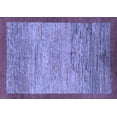 thumbnail image 1 of Ahgly Company Indoor Rectangle Abstract Blue Modern Area Rugs, 3' x 5', 1 of 4