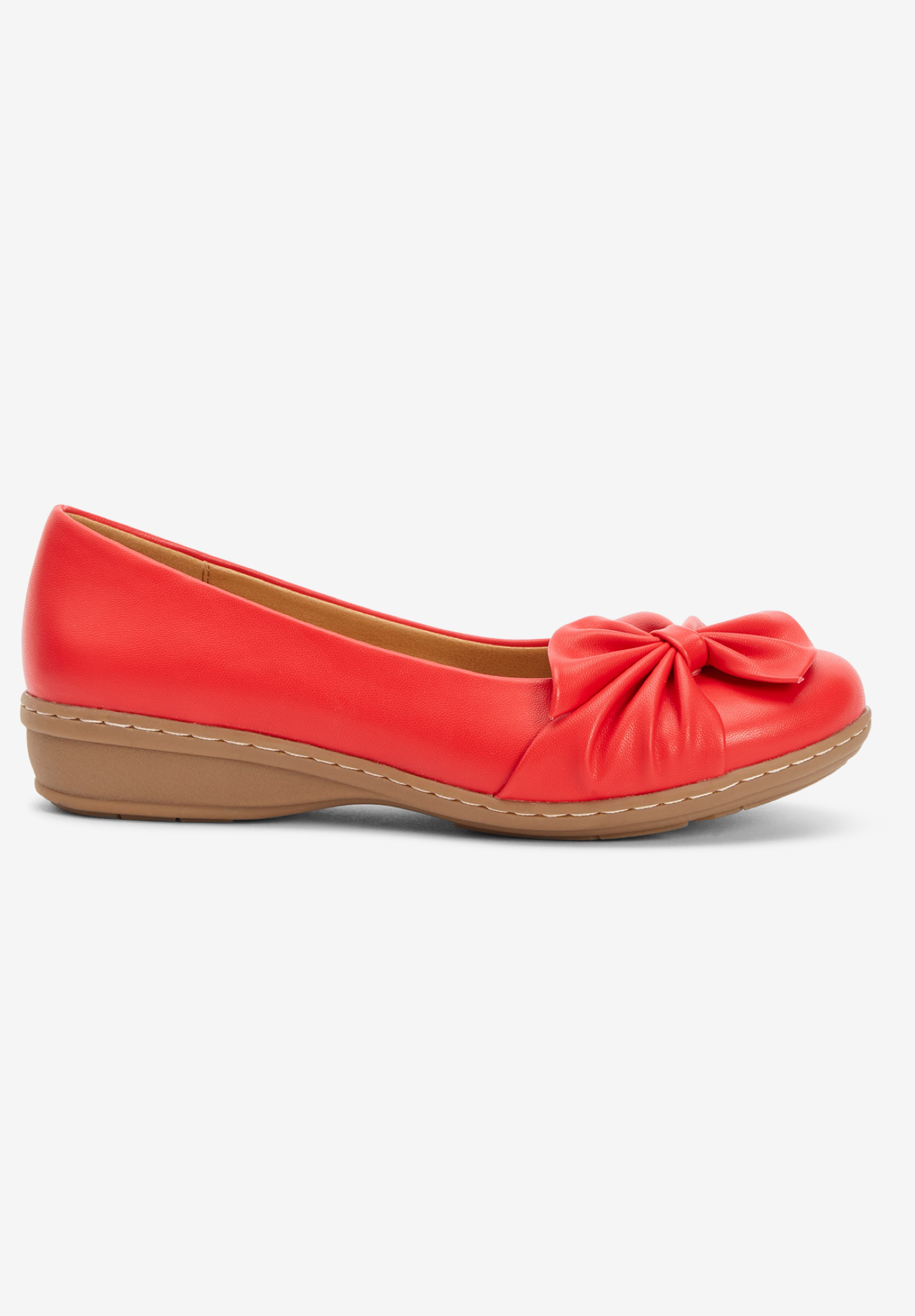 Comfortview Women's Wide Width The Pamela Slip On Flat Loafer Shoes - image 5 of 7