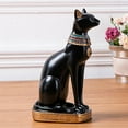 thumbnail image 1 of Elodie Statue de Chat Égyptien Ancien Modèle Sculpture en Résine Ornement de Collection, 1 of 8