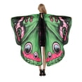 thumbnail image 1 of Kmbangi Châle de Papillon de Femmes avec la Couleur Vive, Sangle Réglable de Main, 1 of 5