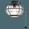 thumbnail image 1 of Kichler 380945WZC Bridge Point 4W Bridge Point Fan Light Kit, Weathered Zinc, 1 of 8