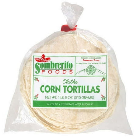 Sombrerito: Tortillas Corn Olathe Bread, 1 lb