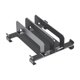 thumbnail image 2 of Soporte para portátil y otros dispositivos, soporte de escritorio de acero al carbono, soporte de silicona para portátiles gaming gris, 2 of 6