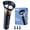 Blue, variant on Yumika Ear Wax Removal Kit Manual Ear Cleaner with 4 Replacement Tips, Ear Cleaning Tool for Home Use