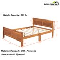 thumbnail image 3 of Full Size Bed Frame with Headboard and Footboard, Kids Platform Bed Frame Full Size, Modern Platform Bed Frame for Kids, Girls, Boys(Oak), 3 of 9