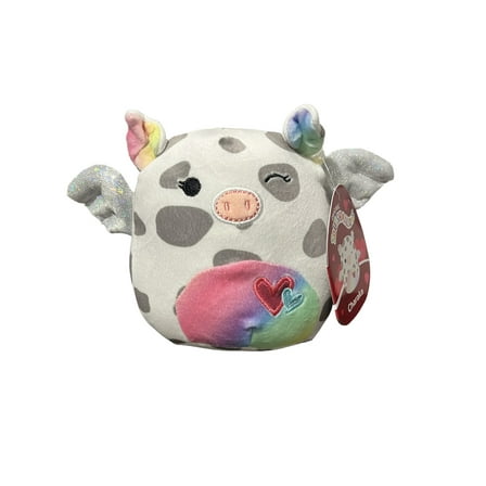 Squishmallows 5-Inch Plush - Join The 2023 Valentine's Day Squad Stuffed Animal Toys (Charaka (Flying Pig))