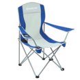 thumbnail image 2 of KingCamp Lightweight Folding Camping Chair with Cupholder, Blue/Grey, 2 of 12