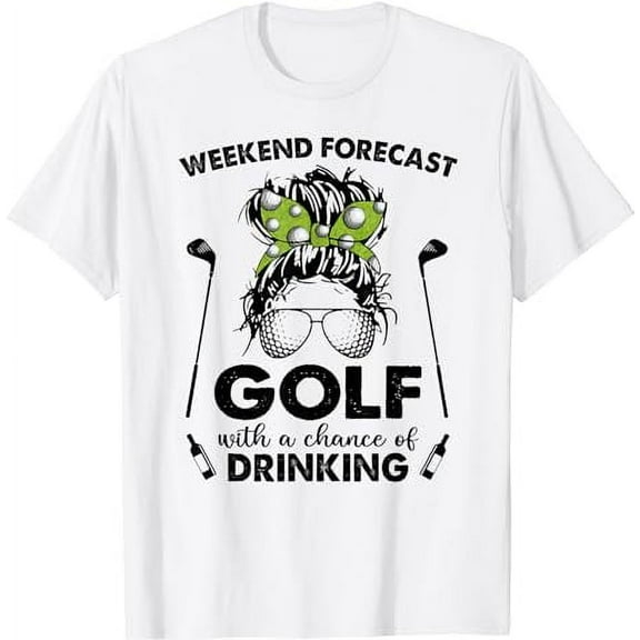 Weekend forecast golf with a chance of drinking T-Shirt