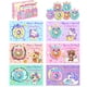 thumbnail image 1 of Gomas de borrar con forma de unicornio y rosquilla de San Valentín con tarjetas, paquete de 30 para niños, 1 of 5