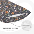 thumbnail image 5 of Bixox Wildflowers Printed Pillow Protector,Super Soft Ideal for Home,Guests,Rentals - 20"x30", 5 of 8