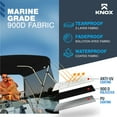 thumbnail image 7 of Knox T36C-Z3 91-96 in. Universal 3 Bow Bimini Top Replacement Canvas & Mesh Side Blocks - Black, 7 of 7