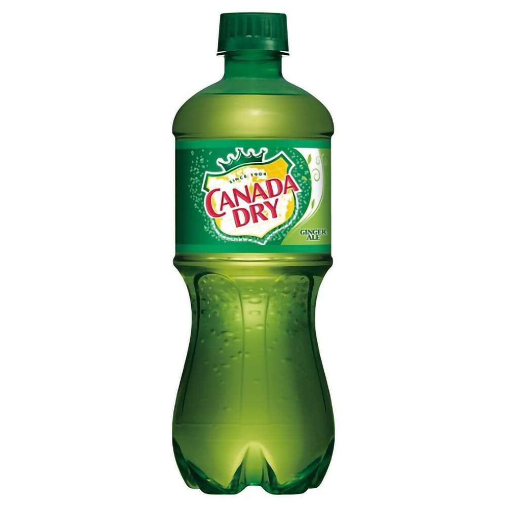Canada Dry Ginger Ale, 20oz Bottle (Pack of 12, Total of 240 Oz)
