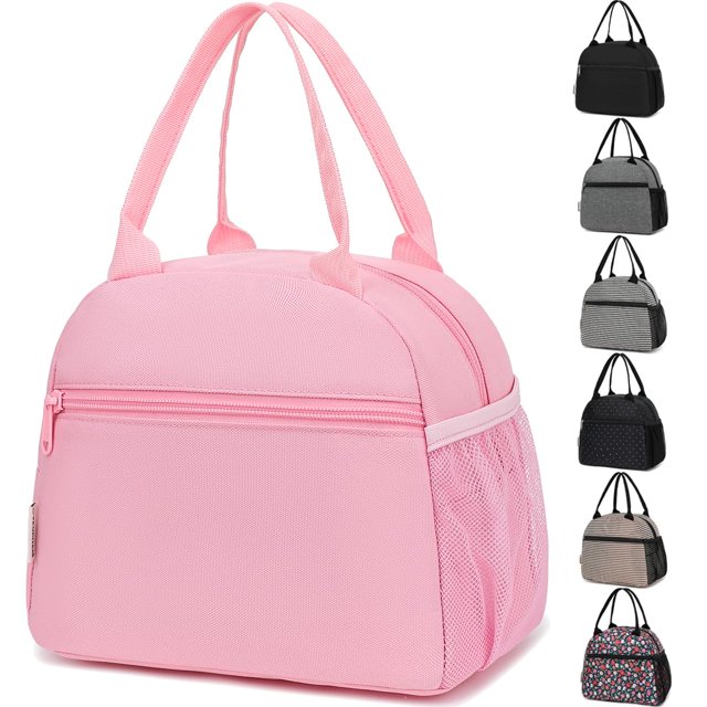 Bolsa Térmica para Almuerzo GYEUKHAM para Mujer/Hombre Gran Capacidad Rosa