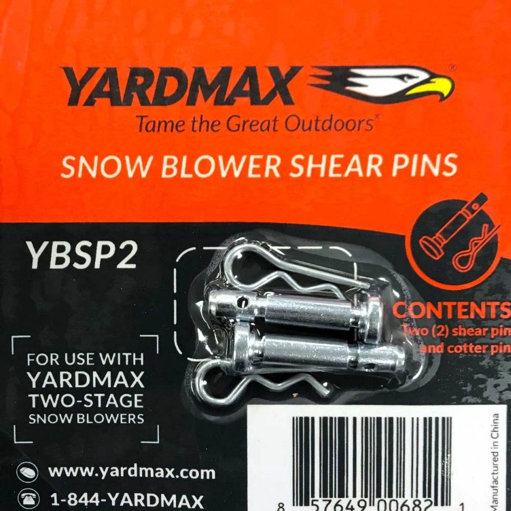 YARDMAX YBSP2 Shear Pins and Cotter Pins