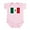 Petal Pink, variant on CafePress - Flag Of Mexico Infant Bodysuit - Baby Light Bodysuit, Size Newborn - 24 Months
