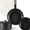 Jet Black, variant on Carote 19-Piece Nonstick Cookware Sets, Granite Non Stick Pots and Pans with Removable Handles, Oven Safe, Induction Compatible, Cream White