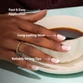 thumbnail image 4 of DIGI by Glamnetic Short Oval Artificial Press-on Nails, Timeless French, 24 Pieces, 4 of 12