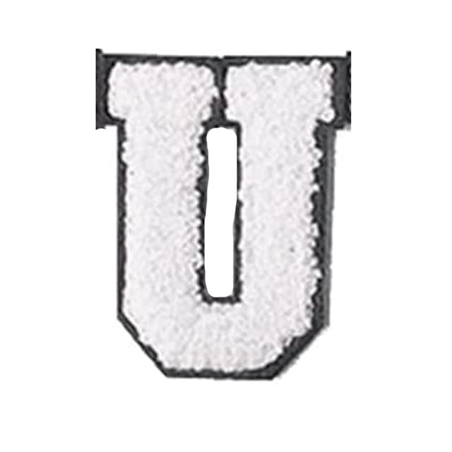 Intimates Accessory Glitters Iron On Letters Sew On Embroidered English Alphabet Applique Adhesive Repair For Fabric Clothing Shirts Jeans