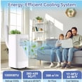 thumbnail image 4 of Ourlova 10000 BTU Portable Air Conditioner 3 In 1 Standing AC Unit With Remote Control and Window Kit Quiet Room Air Conditioner With Dehumidifier Cools Up to 560 Sq Ft for Home Office, 4 of 8
