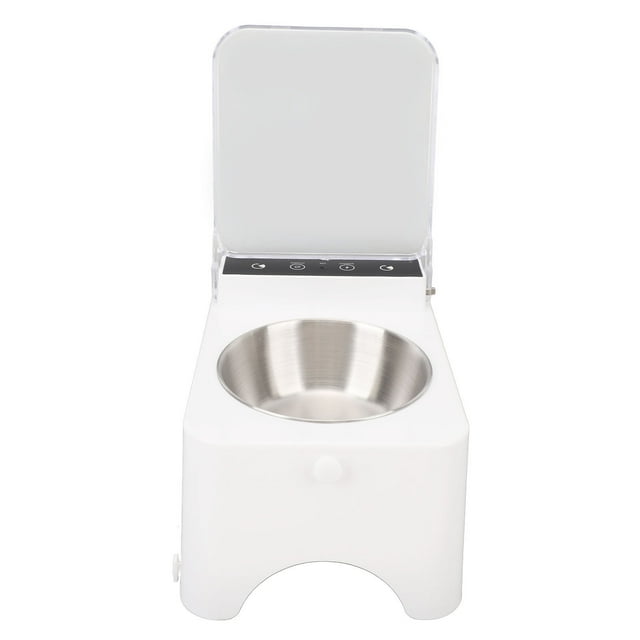 Alimentador Automático Para Gatos, Alimentador Automático Para Mascotas Para Perros Gatos, Dispensador De Alimentos Para Mascotas, Sensor Automático Con Tapa Abatible, Comedero