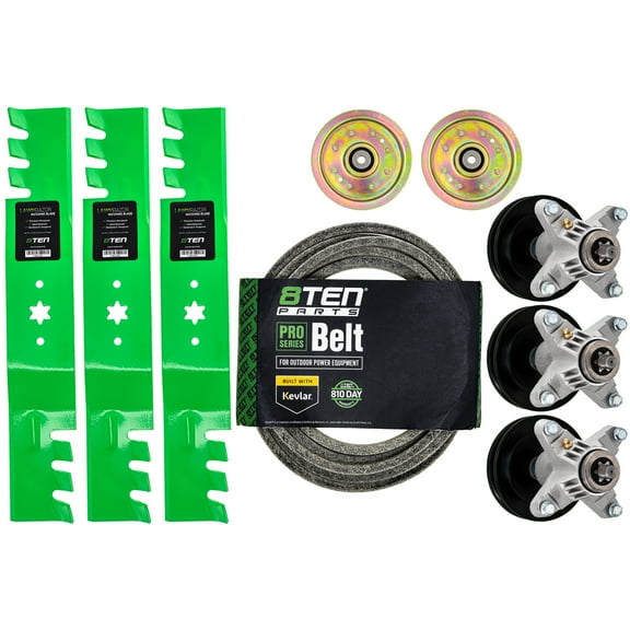 8TEN Blade Spindle Belt Idler Kit for MTD Cub Cadet 54 inch LGT1054 MK1005600