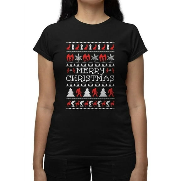 Merry Christmas Bigfoot - Ugly Sweater