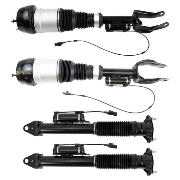 TRQ Front & Rear Air Shocks Fits 2012-2018 Mercedes-Benz GL ML PAA28639