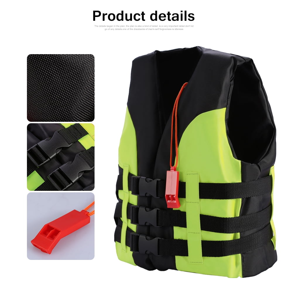 Life Vest, High Density EPE Foam Service Life Buckle Straps Swimming